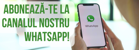 Abonează-te la canalul nostru WhatsApp!