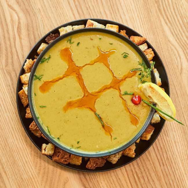 Supă cremă de linte (170 gr de post)